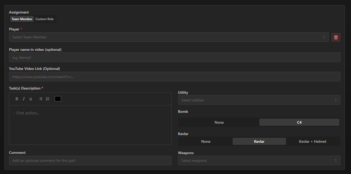 Assign Roles Clearly